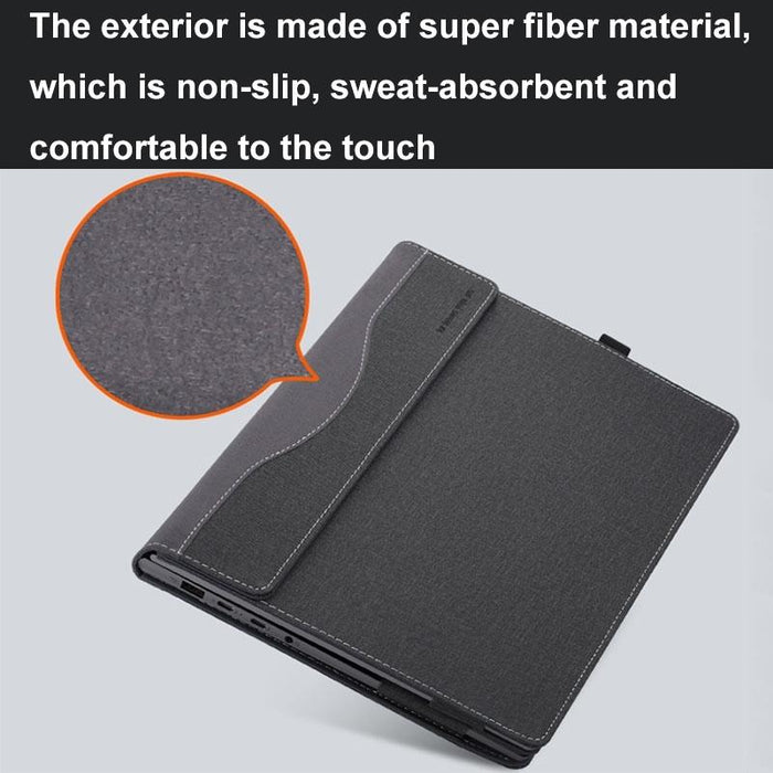 Shockproof Leather Laptop Case - Protective