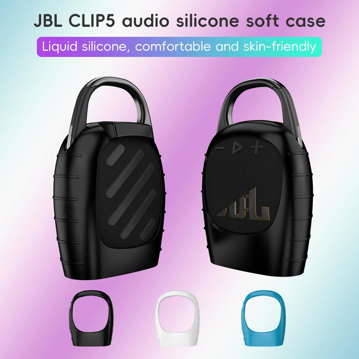 For Jbl Clip 5 Bluetooth Speaker Silicone Shockproof Protective Case