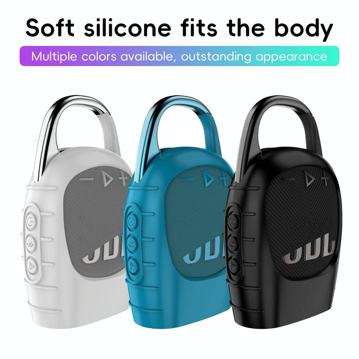 For Jbl Clip 5 Bluetooth Speaker Silicone Shockproof Protective Case