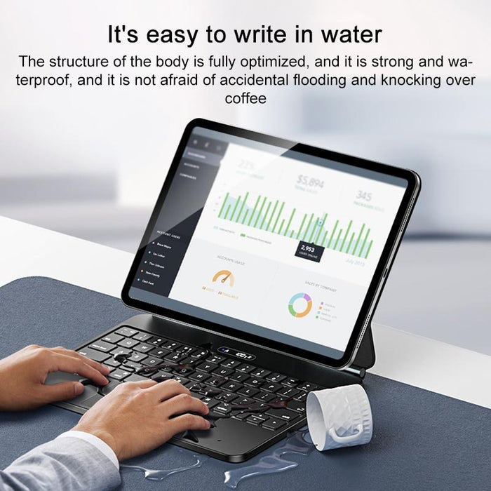 For Ipad Pro 12.9 2018-2022 Kb6 Mag Link Wireless Floating Waterproof Magnetic Keyboard