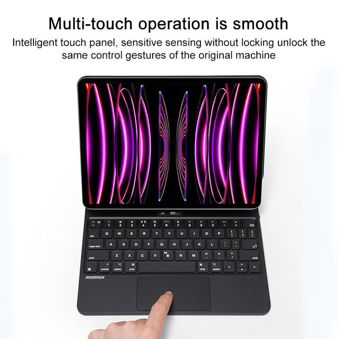 For Ipad Pro 12.9 2018-2022 Kb6 Mag Link Wireless Floating Waterproof Magnetic Keyboard