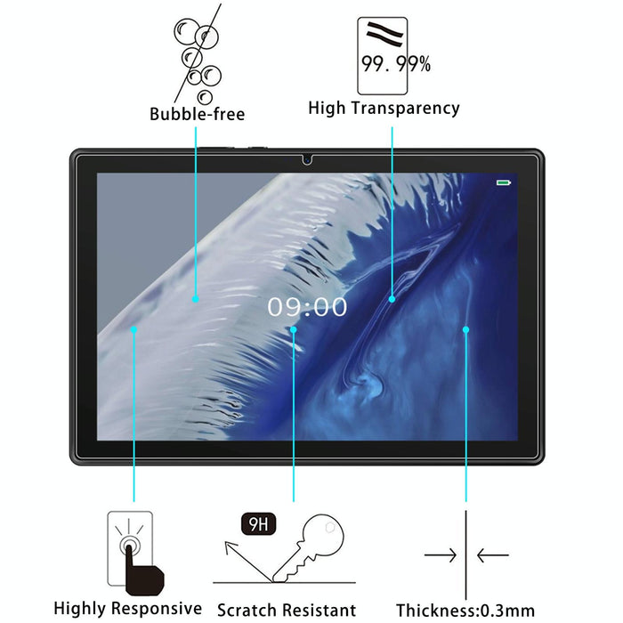 2Pcs 9H 0.3Mm Explosion-Proof Tempered Glass Film