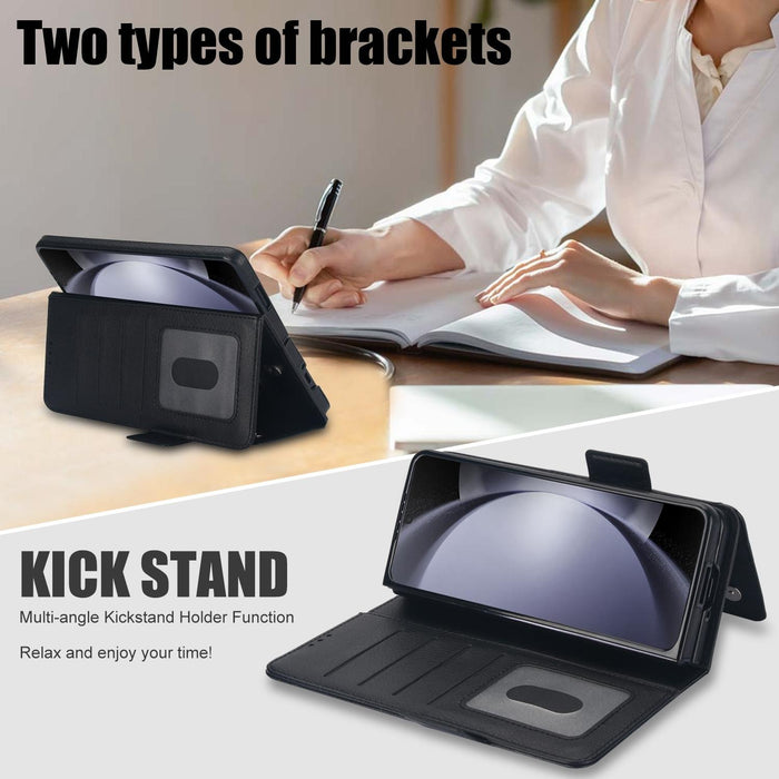 Samsung Galaxy z Fold 4 Leather Phone Case with Pen Slot