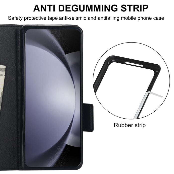 Samsung Galaxy z Fold 4 Leather Phone Case with Pen Slot