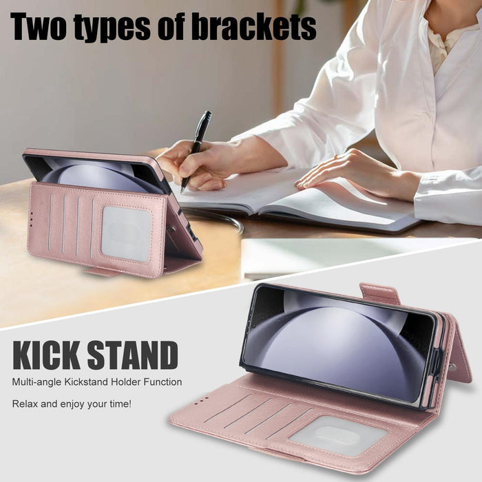 Samsung Galaxy z Fold 4 Leather Phone Case with Pen Slot