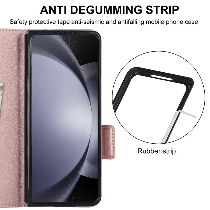 Samsung Galaxy z Fold 4 Leather Phone Case with Pen Slot