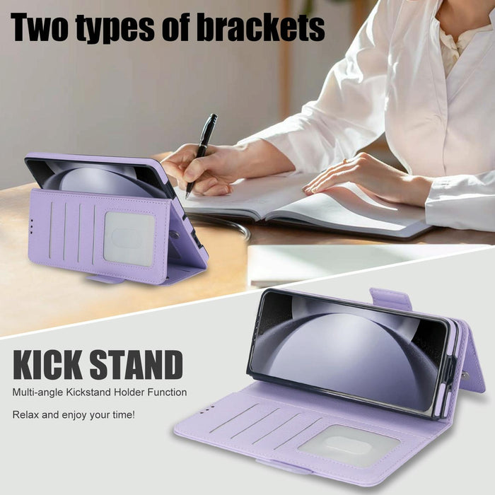 Samsung Galaxy z Fold 4 Leather Phone Case with Pen Slot