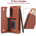 Samsung Galaxy z Fold 4 Leather Phone Case with Pen Slot