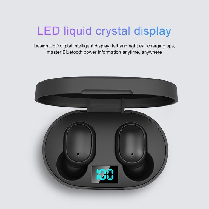 E6S Led Display Tws Wireless Bluetooth Earphone