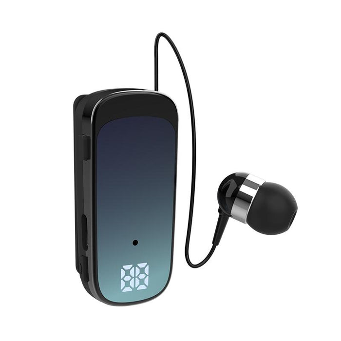 K65 Business Retractable Cable Bluetooth Earphone