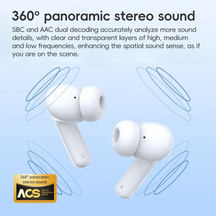 Ta08 Active Noise Reduction Wireless Bluetooth Earphone White