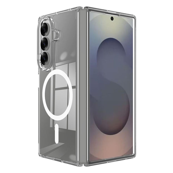 For Samsung Galaxy Z Fold7 5G Scratchproof Pc Transparent Magsafe Phone Case