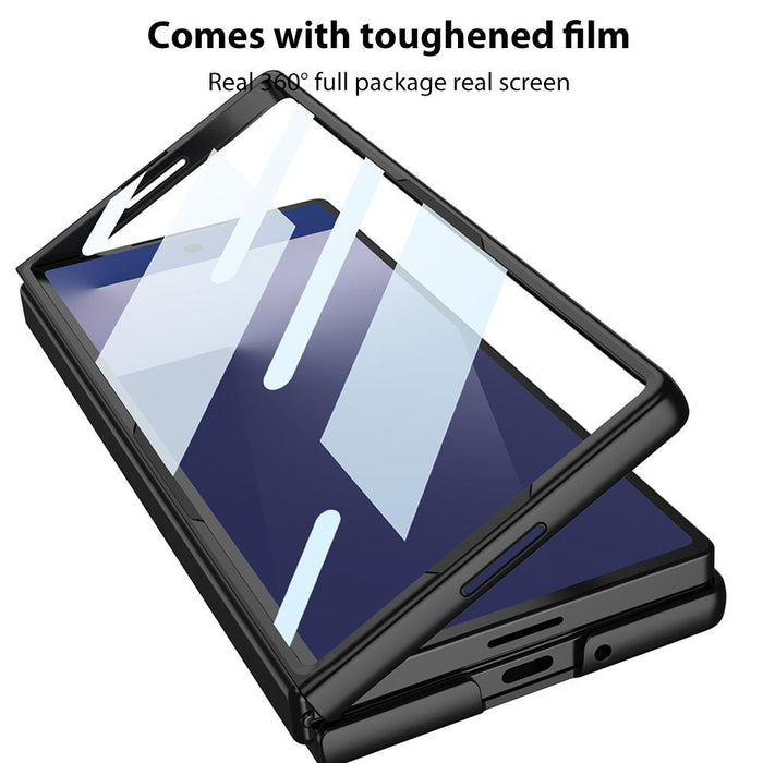 For Samsung Galaxy Z Fold7 5G Integrated Accurate Hole Ultra-Thin Square Ring Holder Phone Case