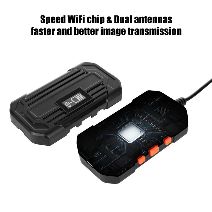 F240 3.9Mm Hd 1080P Ip67 Waterproof Wifi Direct Connection Digital Endoscope Cable Length 10M Black