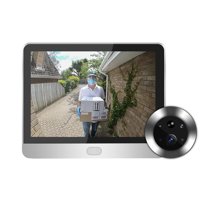 4.3 Inch Colour Screen Graffiti Hidden 1080P Wifi Smart Cat Eye Video Doorbell