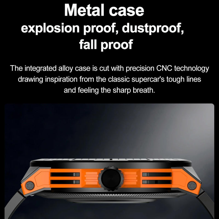 1.43 Inch Bt5.3 Ip68 Sport Smart Watch Support Bluetooth Call / Message Notification / Heart Rate / Blood Pressure Health Monitor