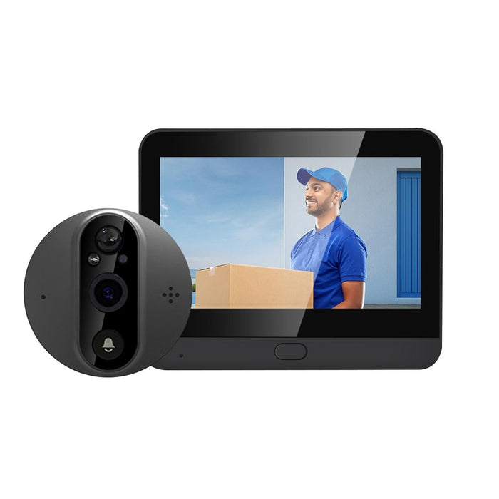 1080P 4.3 Inch Smart Digital Door Viewer Support Wide Angle Pir & Night Vision Photo