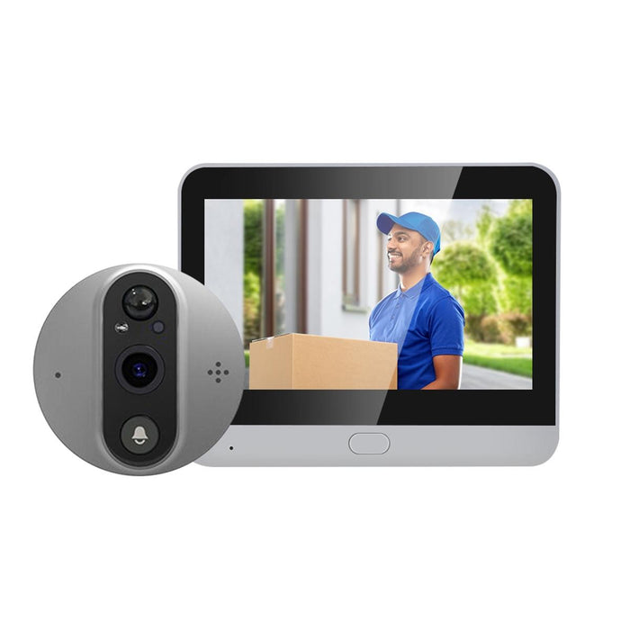 1080P 4.3 Inch Smart Digital Door Viewer Support Wide Angle Pir & Night Vision Photo