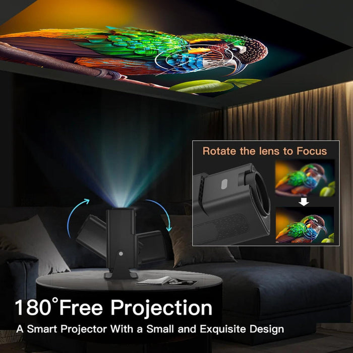 Y6S 4K Android 12.0 Portable Home Hd Mini Wifi Projector