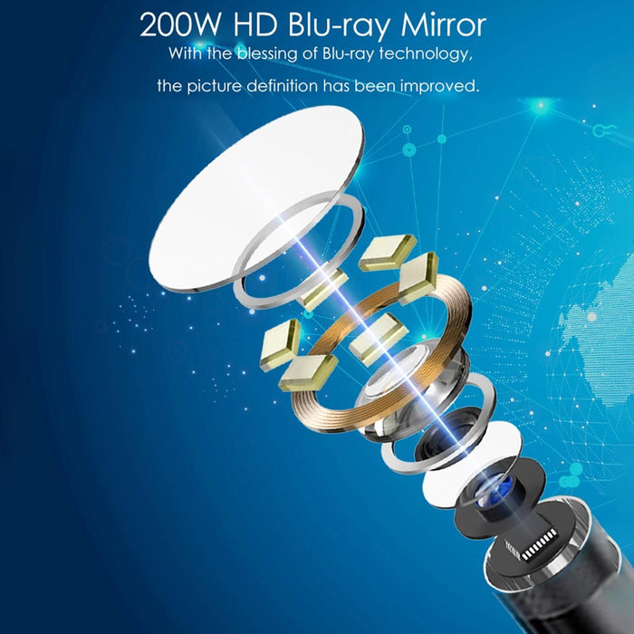 4.5 Inch Ips Colour Screen 3.9Mm Single Camera Split Hard Cable Industrial Endoscope Length 1M Black Red