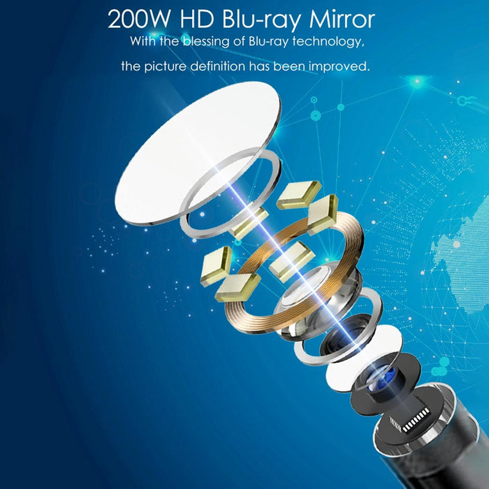 4.5 Inch Ips Colour Screen 5.5Mm Dual Camera Split Hard Cable Industrial Endoscope Length 1M Black Red