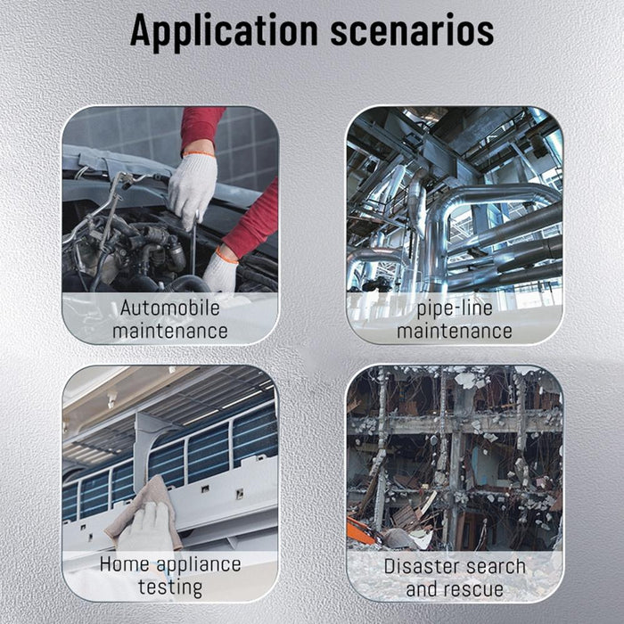 5 Inch Ips Colour Screen 8Mm Single Camera Handheld Hard Cable Hd Industrial Endoscope Length 10M Orange Black