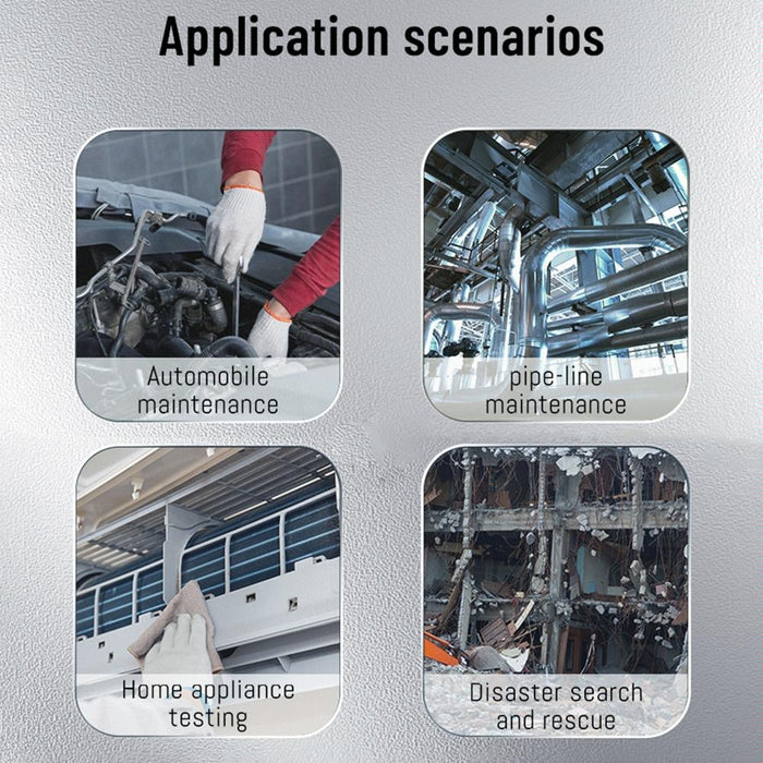 5 Inch Ips Colour Screen 7.9Mm Dual Camera Handheld Hard Cable Hd Industrial Endoscope Length 10M Orange Black