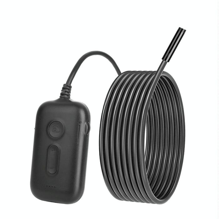 Y15 5.5Mm Dual Camera Wifi Connected Hard Cable Hd Industrial Endoscope Length 10M Black