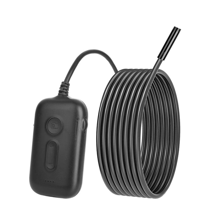 Y15 5.5Mm Dual Camera Wifi Connected Hard Cable Hd Industrial Endoscope Length 10M Black
