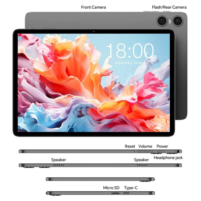 10.1 Wifi6 Tablet 4Gb 128Gb Android 14 Octa Core