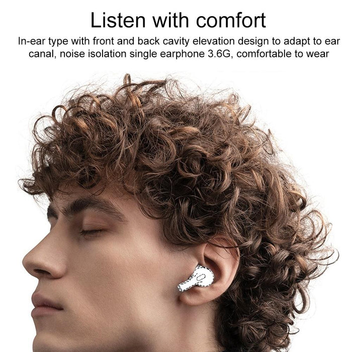 A9 Pro Smart Colourful Touch Screen Anc & Enc Noise Reduction Wireless Bluetooth Earphone White