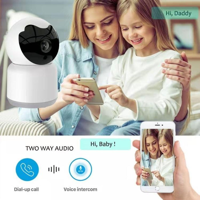 Home Baby Wireless Camera Without Temperature And Humidity Sensor White