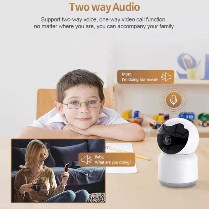 Home Baby Wireless Camera Without Temperature And Humidity Sensor White