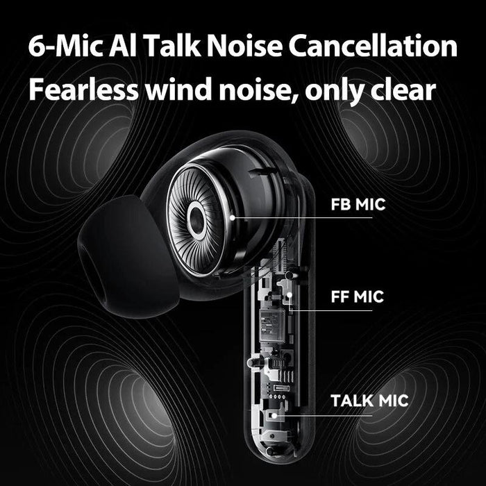 T51S Tws Anc Noise Reduction Wireless Bluetooth Earphone