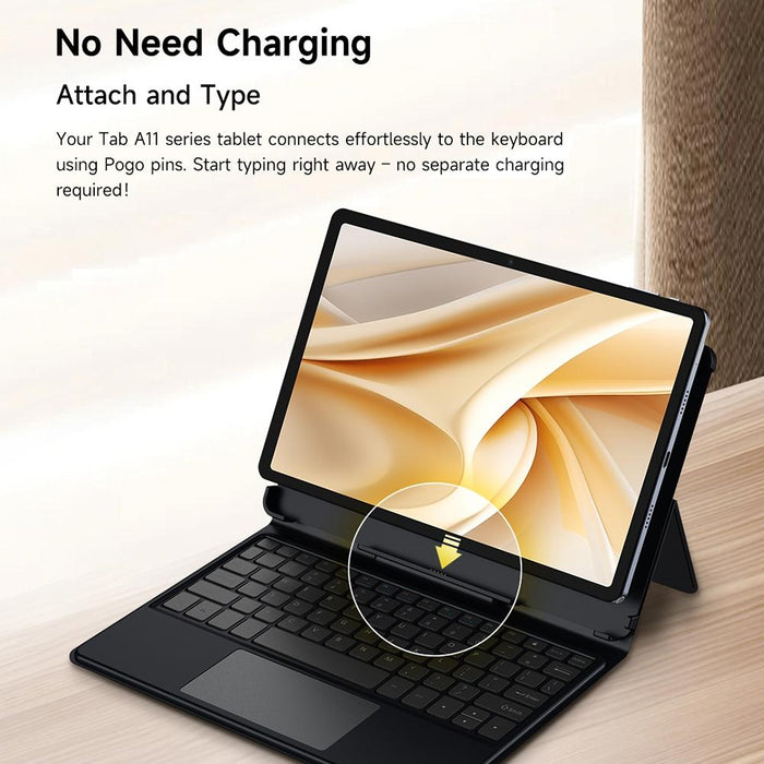 Smart Keyboard & Leather Case For Tab A11 Pro