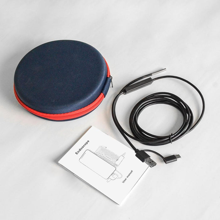 Inskam107 3.9Mm 3 In 1 Hd Waterproof Industry Digital Endoscope Inspection Camera Length 5M Hard Cable