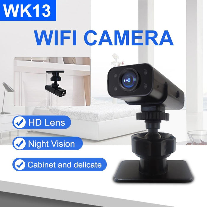 720P Smart Remote Wifi Camera Supports Infrared Night Vision Black