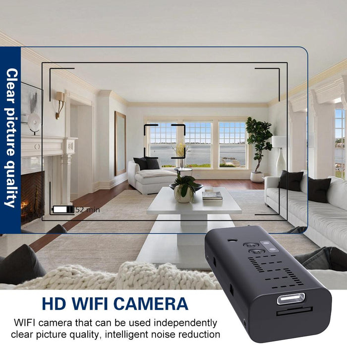 720P Smart Remote Wifi Camera Supports Infrared Night Vision Black