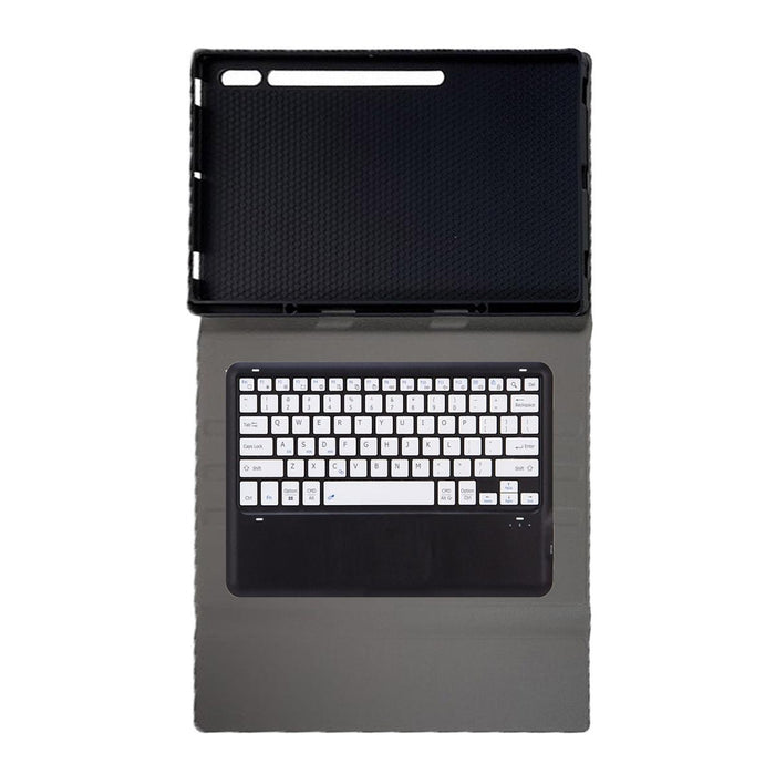 Detachable Bluetooth Keyboard Leather Tablet Case For Galaxy Tab S10 Ultra