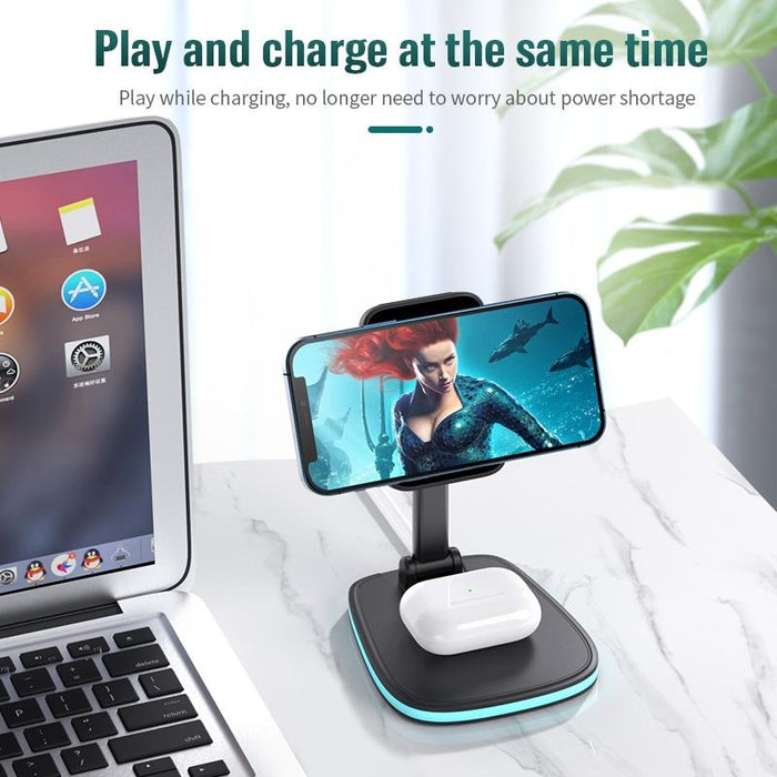15W Multifunctional Desktop Wireless Charger