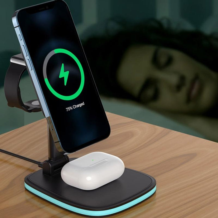 15W Multifunctional Desktop Wireless Charger