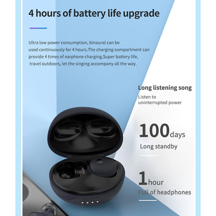 Calante T2S 5D Sound Effect Wireless Bluetooth 5.0 Earphone With Magnetic Charging Box