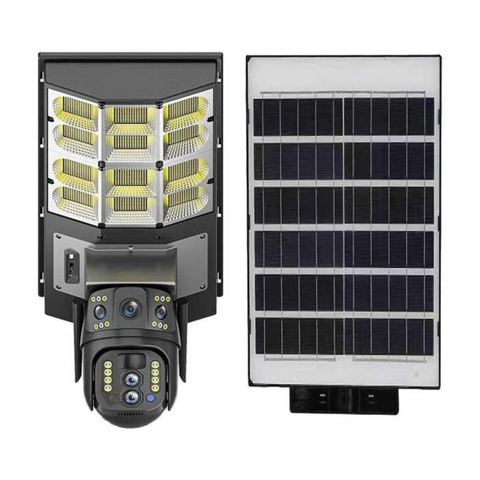 Solar Street Light With 4G Wifi 10X Dual-Lens Monitoring Hd Camera - Memory 128Gb Sd Card