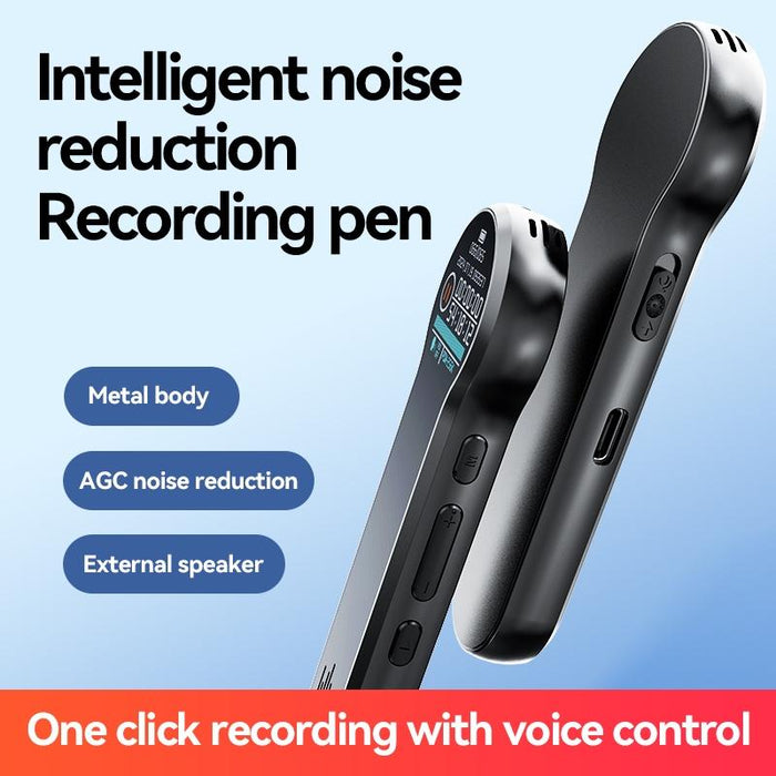 1 Inch Colour Screen Hd Noise Reduction Voice Recording Pen Memory 16Gb Black