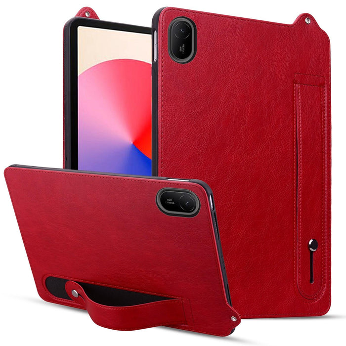 For Huawei Matepad Se 11 2024 Tpu Leather Back Tablet Case With Wristband