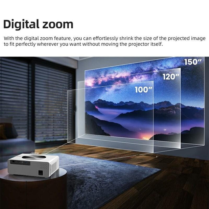 1920X1080P Hd Android Lcd Projector White