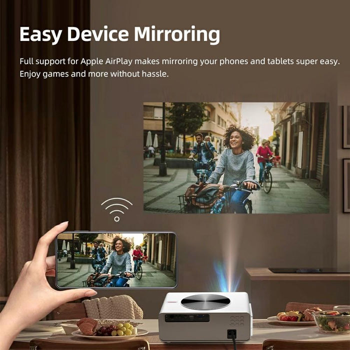 1920X1080P Hd Android Lcd Projector White