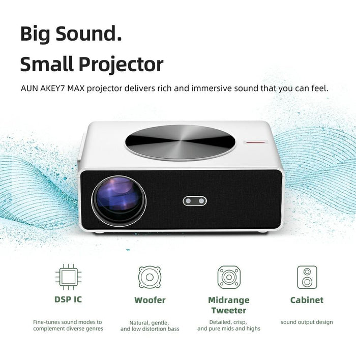 1920X1080P Hd Android Lcd Projector White