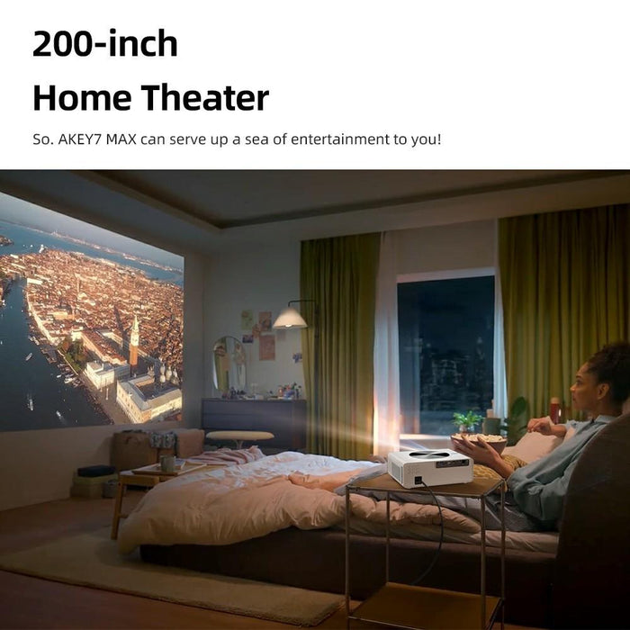 1920X1080P Hd Android Lcd Projector White