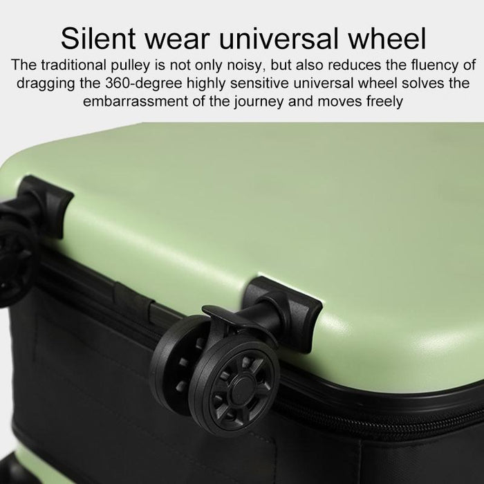 Foldable Portable Universal Wheel Trolley Luggage Suitcase With Combination Lock